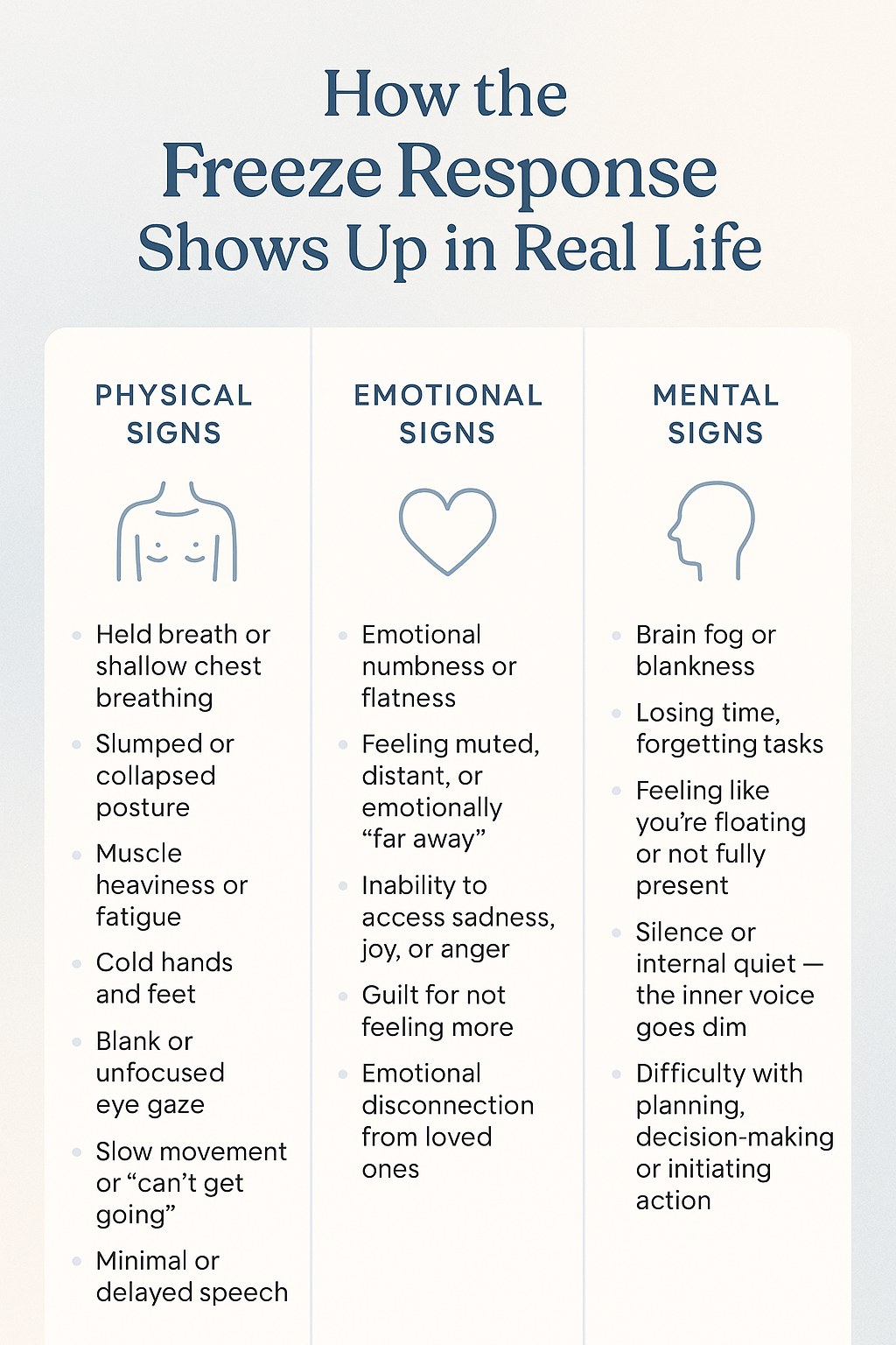 The Freeze Trauma Response: Why You Shut Down — and How to Gently ...